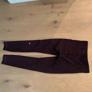Lululemon size 8 leggings, washed once, never worn